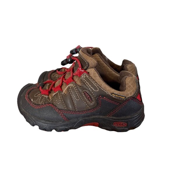KEEN Pagosa WP Brown Waterproof Hiking Boots With Bungee Laces Toddler 10 - Picture 1 of 11